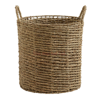 Panier à linge en rotin Viet Mai Lan avec doublure en lin, poignées en fer, couleur et taille personnalisables, multifonctionnel, pour salle de bain, fabriqué au Vietnam