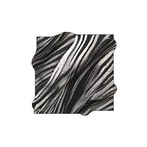Designer Satin <b>Scarf</b> with Geometric Pattern Luxury Twill <b>Silk</b> Square for Spring Summer Autumn - Product Image 1