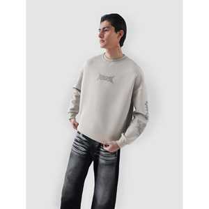 Sudadera con Capucha <span class=keywords><strong>Berserk</strong></span> 100% Algodón Tejido, Logotipo Bordado en 3D, Impresión Serigráfica, Cierre de Cremallera, Diseño Sólido - Product Image 1