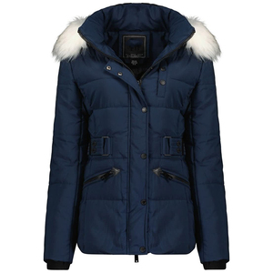 Thermal Waterproof Women's Parka Coat with <b>Fur</b> <b>Trim</b> Hood Customizable Zipper & Logo Autumn Parka Jacket Wholesale Rate With OEM - Product Image 4