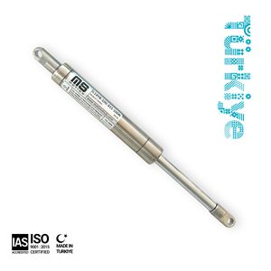 Resorte de Gas de Acero Inoxidable AISI 316L de 626 mm (24.646 pulgadas) 100N-2500N Fabricado en Turquía para Escotillas de Motores de Yates y Tapas de Cubiertas de Barcos - Product Image 1