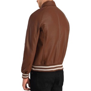 Hot Selling Leather Varsity <b>Jacket</b> Wholesale Casual Leather Varsity <b>Jacket</b> for Men Design Pu Leather <b>Jacket</b> at Nurak in 2025 - Product Image 4