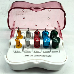 Kit Profesional de 10 Piezas para Guía de Implantes Dentales, Brocas de Posicionamiento, Acero Inoxidable Quirúrgico, Agarre Ergonómico - Product Image 6