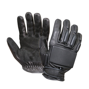 Guantes tácticos de dedo completo de Palma de gamuza de Cuero 100%, guantes protectores de entrenamiento de rappel, guantes de seguridad acolchados de espuma - Product Image 2