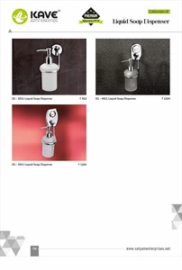 Distributeur de savon liquide PVD doré en acier inoxydable Distributeur de savon mural de luxe pour salle de bain et cuisine Design moderne et durable - Product Image 3