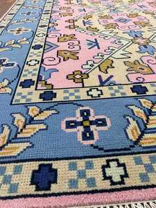 Grand tapis de fond en laine antidérapant fait à la main de haute qualité pour la maison pour le salon et la chambre - Product Image 3