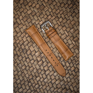 Wholesale LUXOR High-End Waterproof Genuine Alligator Leather Watch Strap Custom Logo Premium <b>Water</b> Resistant Band Fashion Style - Product Image 1