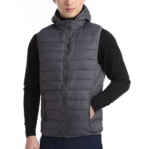 Gilet matelassé ajusté personnalisé pour homme, léger, chaud, matelassé, veste sans manches d'extérieur pour l'hiver, vêtement isolé - Product Image 2