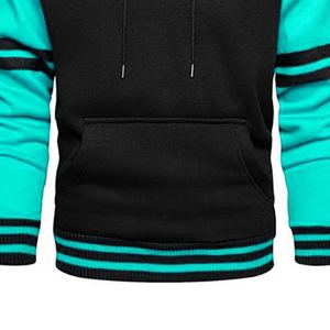 Mode hautement recommandée conception simple votre propre logo impression sweat-shirt personnalisé vierge unisexe sweats à capuche - Product Image 6