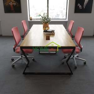 MConcept Assembly Meeting <b>Table</b> 240x120 Contemporary Steel for Conference Rooms Hotels Adjustable <b>Office</b> Furniture-HBMC013 - Product Image 4