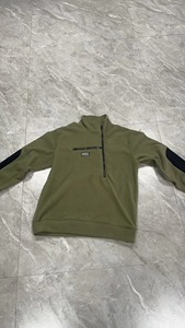 Camisa de entrenamiento de Polo para hombre, camisa táctica de entrenamiento con capucha sólida, manga larga, Polar, bolsillo bordado - Product Image 6