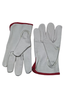 Gants de sécurité pour mécaniciens en cuir véritable de qualité supérieure, flexibles, en cuir de vache, durables, pour la construction, les motos - Product Image 5
