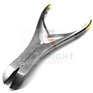Cortador de alambre TC Vital, alicates de ortodoncia Dental de doble acción lateral, 18 cm, acero inoxidable quirúrgico, instrumentos CEBy Surgiright - Product Image 5