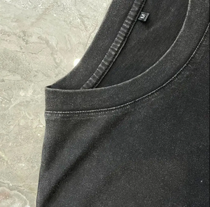 Camisetas impresas personalizadas lavadas con ácido 100% algodón Ropa de fitness de la mejor calidad con bordado personalizado - Product Image 3