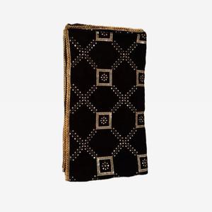 Chal de terciopelo transpirable de talla grande de alta calidad para mujer, decoración con patrón de encaje de estilo lujoso, el mejor precio para grandes cantidades - Product Image 4