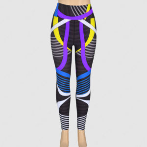 Leggings de yoga et de fitness sans couture personnalisés OEM Leggings de yoga taille haute respirants en spandex/polyester à taille élastique - Product Image 2