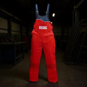 Salopette rouge/bleue Usag pour soudeurs TIG - Product Image 3