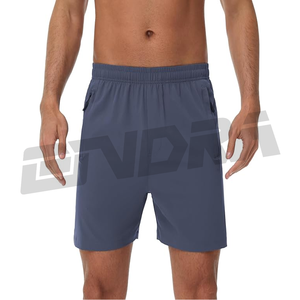 กางเกงขาสั้นออกกำลังกายสำหรับผู้ชายแห้งเร็ว5นิ้วกางเกงขาสั้นสำหรับใส่วิ่งน้ำหนักเบาชุดออกกำลังกายระบายอากาศได้ดี - Product Image 3