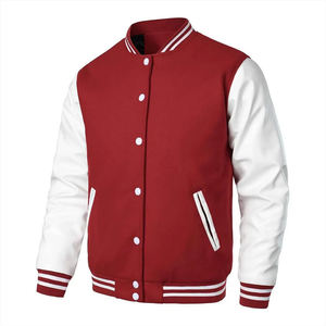 Veste universitaire personnalisée OEM, veste de baseball pour l'école, le collège, veste universitaire pour hommes, logos brodés, respirante - Product Image 3