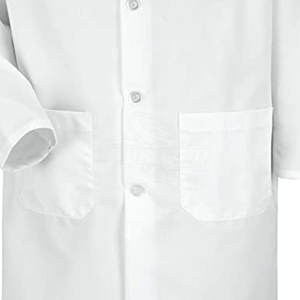 เสื้อกาวน์แพทย์ขายส่ง เสื้อกาวน์พยาบาล เสื้อกาวน์ทางการแพทย์ เสื้อกาวน์ยาวสั่งทำพิเศษ ผ้าฝ้าย 100% เป็นมิตรกับสิ่งแวดล้อม แห้งเร็ว ระบายอากาศได้ดี - Product Image 5