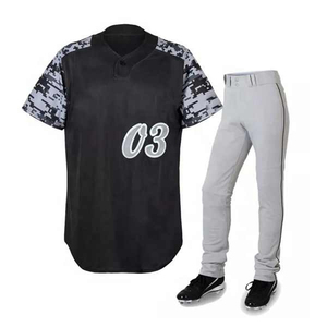 Uniformes de béisbol personalizados de mejor diseño Uniformes de béisbol de impresión personalizados en blanco famosos más nuevos - Product Image 3