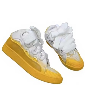 Zapatillas de Hombre de Mezclilla Genuina, Última Moda Otoño-Invierno, con Cordones, Aumento de Altura, Estilo Casual Deportivo, con Diseño de Puntos Ondulados - Product Image 3