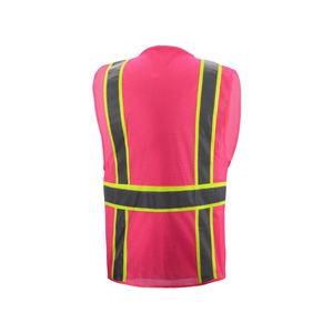 Chaleco de Seguridad Reflectante de Alta Visibilidad para Trabajo, Personalizable con Logotipo, Varios Tamaños, Ropa de Trabajo OEM - Product Image 2