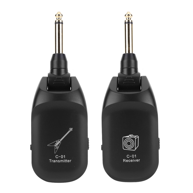 OEM Guitar Wireless Transmitter Receiver C01 Electric Guitar Wireless Pickup U-band Transceiver Guitar Wireless Audio