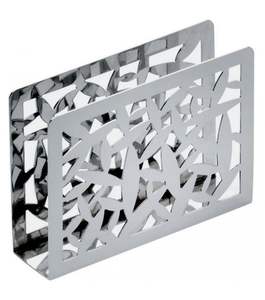 Porte-serviettes en métal élégant et durable en acier inoxydable Accessoire de table élégant pour la cuisine, la salle à manger et l'utilisation quotidienne - Product Image 1