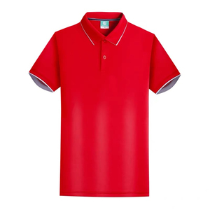 เสื้อโปโลผ้าฝ้ายคอมบ์สำหรับผู้ชายใส่ได้ทุกฤดู - Product Image 3