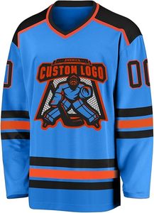 El uniforme de hockey sobre hielo con logotipo personalizado más popular para adultos Juego de tallas grandes Servicio OEM disponible - Product Image 4