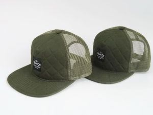 5-panel <b>Flat</b> Brim Foam Tucker <b>Cap</b> Mesh <b>Cap</b> Snapback <b>Cap</b> high quality - Product Image 5