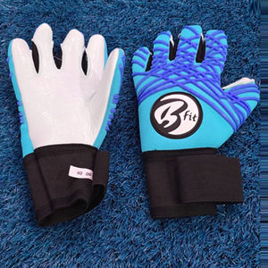 Hot Selling Outdoor Anti-slip Kid Adult Football Soccer Goalie <b>Gloves</b> Thicken Leather Goalkeeper <b>Gloves</b> from Pakistan - Product Image 4