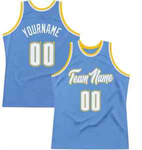 Camiseta de baloncesto de fábrica OEM logotipo personalizado diseño hombres deportes uniforme Malla tela secado rápido cómodo - Product Image 2