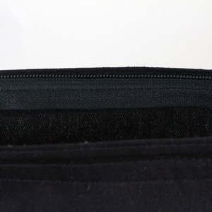 กระเป๋าผ้าฝ้ายปีใหม่แบบมีซิป สีดำล้วน 14 x 16 นิ้ว (35 x 40 ซม.) กระเป๋าของขวัญพิมพ์ลายตามสั่ง - Product Image 5