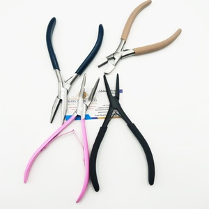 Outils d'extension de cheveux à 3 trous en acier inoxydable, pince multifonctionnelle à micro perles nano, forme plate, utilisation en salon professionnel, vente en gros - Product Image 2