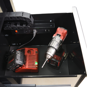 Vente en gros 104cm 16 tiroirs Boîte à outils roulante Entrepôt d'outils de mécanicien personnalisable pour Garage industriel Options OEM ODM - Product Image 5