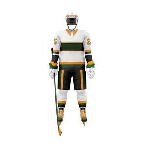 Uniforme de Hockey sobre Hielo de Poliéster Transpirable de Secado Rápido de Alta Calidad Personalizado, Servicio OEM, Kits de Impresión por Sublimación - Product Image 2