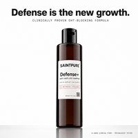 Shampoing Anti-Chute OEM Biotine Caféine Palmier Nain Acide Hyaluronique Repousse Cheveux Fins Vente en Gros 300ml Marque Privée