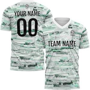 Conjunto de uniformes de fútbol personalizable, 100% algodón, secado rápido, tallas unisex para adultos - Product Image 6