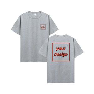 เสื้อยืดผ้าฝ้ายพอดีตัวแห้งแบบระเหิดสำหรับ100% โลโก้พิมพ์ลายตามสั่งพิมพ์ลายได้เอง - Product Image 3