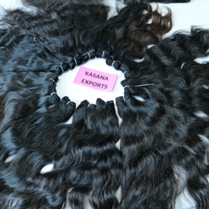 Wholesale 100% Vietnamese Bundle Weaving Natural Raw Hair Color Black Women <b>Cheap</b> Machine Double Weft Human Hair <b>Extensions</b> - Product Image 3