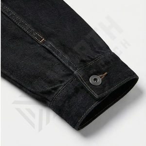 Chaqueta Vaquera Azul Oscuro para Hombre, Estilo Informal, con Bolsillos Grandes, Cierre de Cremallera, Ropa de Calle Moderna y Funcional - Product Image 6