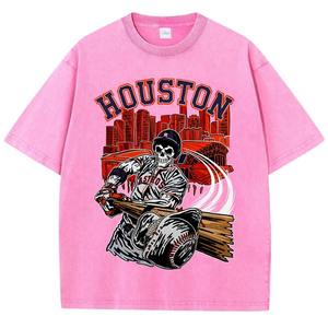 เสื้อยืดแนววินเทจของผู้หญิงเสื้อยืดแนวพังค์ย้อนยุคแนวสตรีทฮิปฮอปผ้าฝ้ายลำลองแขนสั้นเสื้อทีเชิ้ตซักกรด - Product Image 5