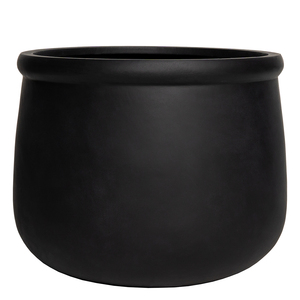 Pots de fleurs et jardinières en fibre de verre noir et blanc de style design minimaliste de la meilleure qualité fabriqués au Vietnam - Product Image 6