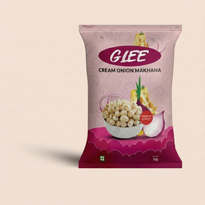 Glee Impex Makhana (Noix de Renard) Rôti Sans Gluten, Saveur Crème et Oignon, Sachet sous Nitrogen 50g - Product Image 1