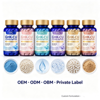 SYC BIO GHK-CU Peptide de Cuivre 300 mcg Format Gélules Molles 120 Gélules Marque Privée OEM ODM Prix Usine Vente en Gros