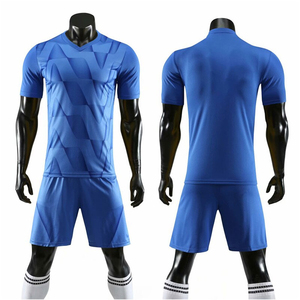 ชุดฟุตบอลสำหรับทั้งชายและหญิงชุดมีดีไซน์ตัดอัตโนมัติแบบแห้งเร็วทำจากโพลีเอสเตอร์พร้อมโลโก้ที่กำหนดเองขายส่งและ100% OEM - Product Image 1