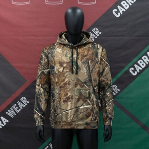 Sudadera con Capucha Ligera de Invierno para Hombre, Estampado de Camuflaje, Transpirable, Absorbe la Humedad, 100% Poliéster, Resistente al Viento - Product Image 5