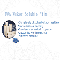 Film PVA soluble dans l'eau de haute qualité Joyforce en PVOH souple pour la fabrication de sacs à appâts de pêche et l'usage domestique